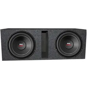2) Pyle PLPW10D 10" 2000W Car Subwoofer Audio Subs DVC 4 Ohm + Ported Vented Box