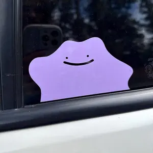 Peeking Ditto Poke Poke Eevee Sticker | Vinyl waterproof sticker | Gift for Game lovers for Tumble, Car