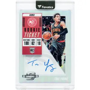 Trae Young Atlanta Hawks Autographed 2018-19 Panini Contenders Optic Rookie Ticket #124 Rookie Card - Fanatics Authentic Certified