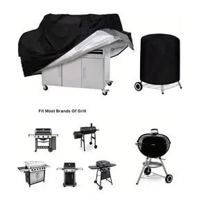 BBQ Cover Outdoor Dust Waterproof, Weber Grill Cover, Gas Grill Cover, Rain Protective, Barbecue Cover, Durable & Weather Resistant, Dustproof Cover, Portable Covers