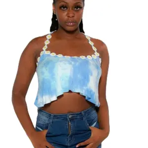 Tie Die Women's Tank Top ( Blue ) Sp