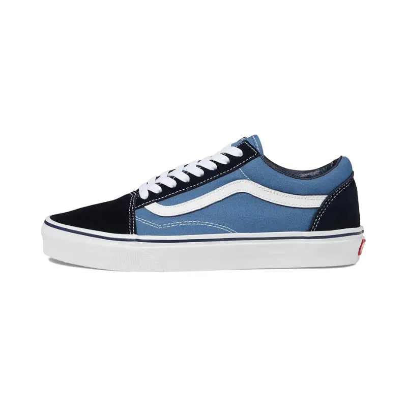 VANS Men's Old Skool Skate Shoe, Casual Lace-up Low-Top with Sidestripe, Suede and Canvas Uppers, Reinforced Toe Caps, Trainer, Cotton Drill, Walking Shoes, Sports Shoes