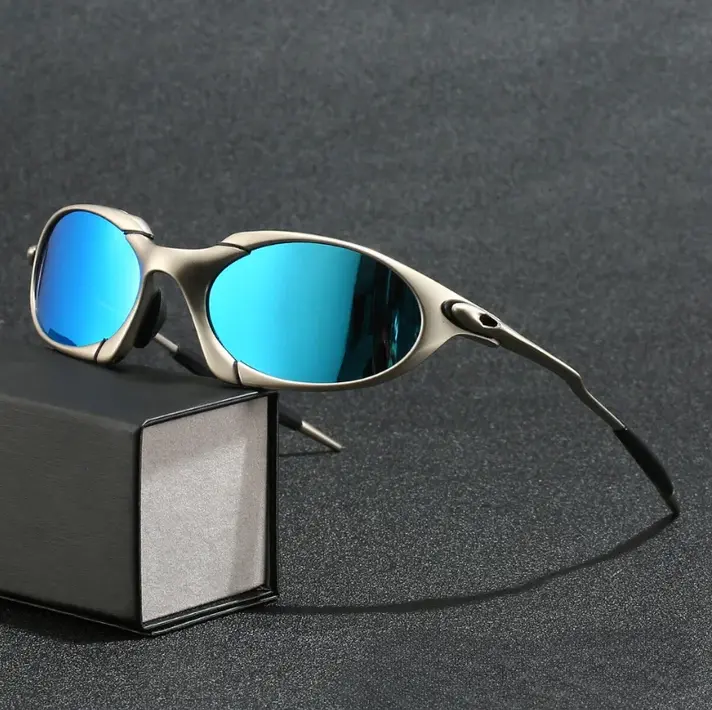 Romeo Metal-X Performance Sports Sunglasses UV400 Wraparound Glasses for Cycling Running Driving Travel, y2k vintage
