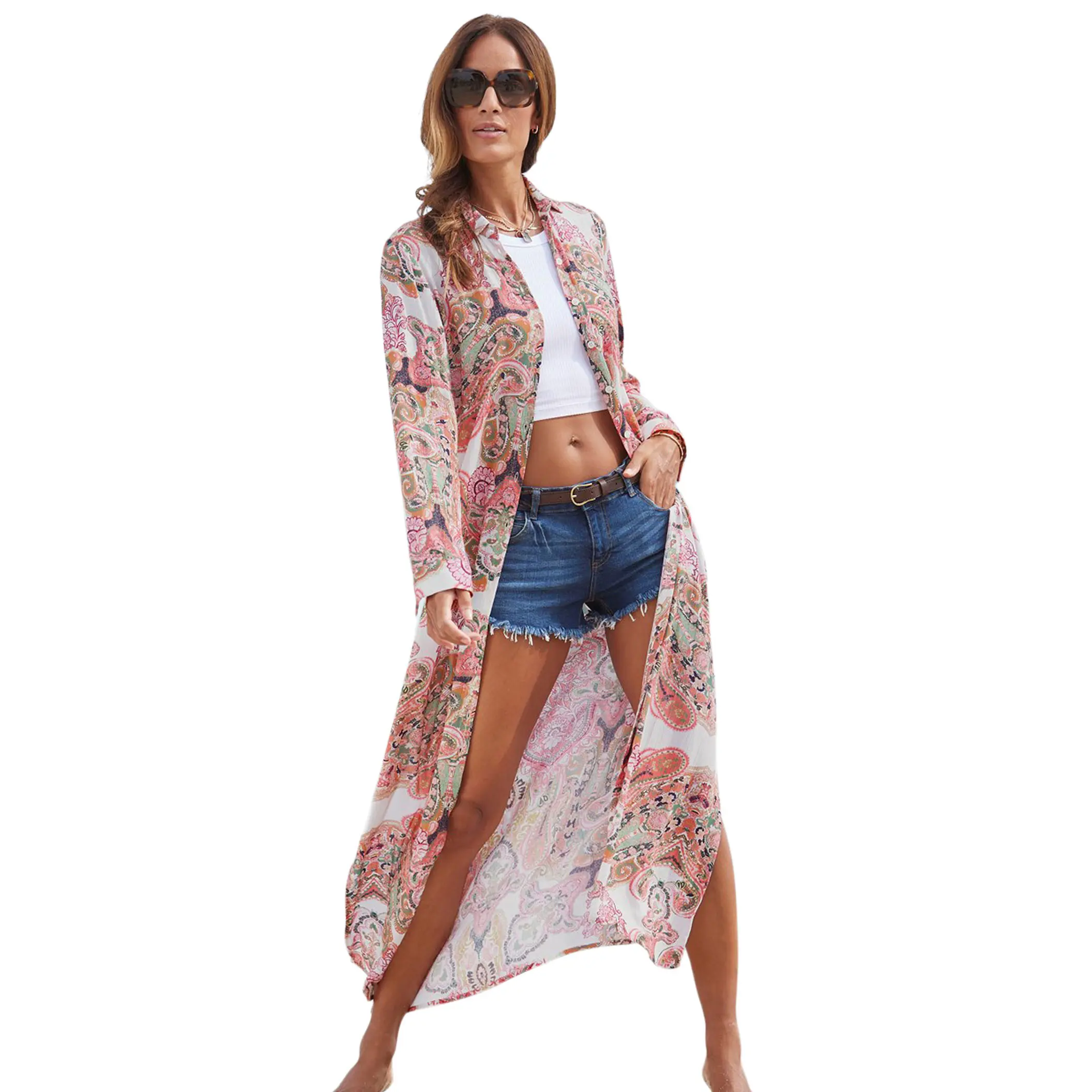 LASCANA Women's Button Down Dress