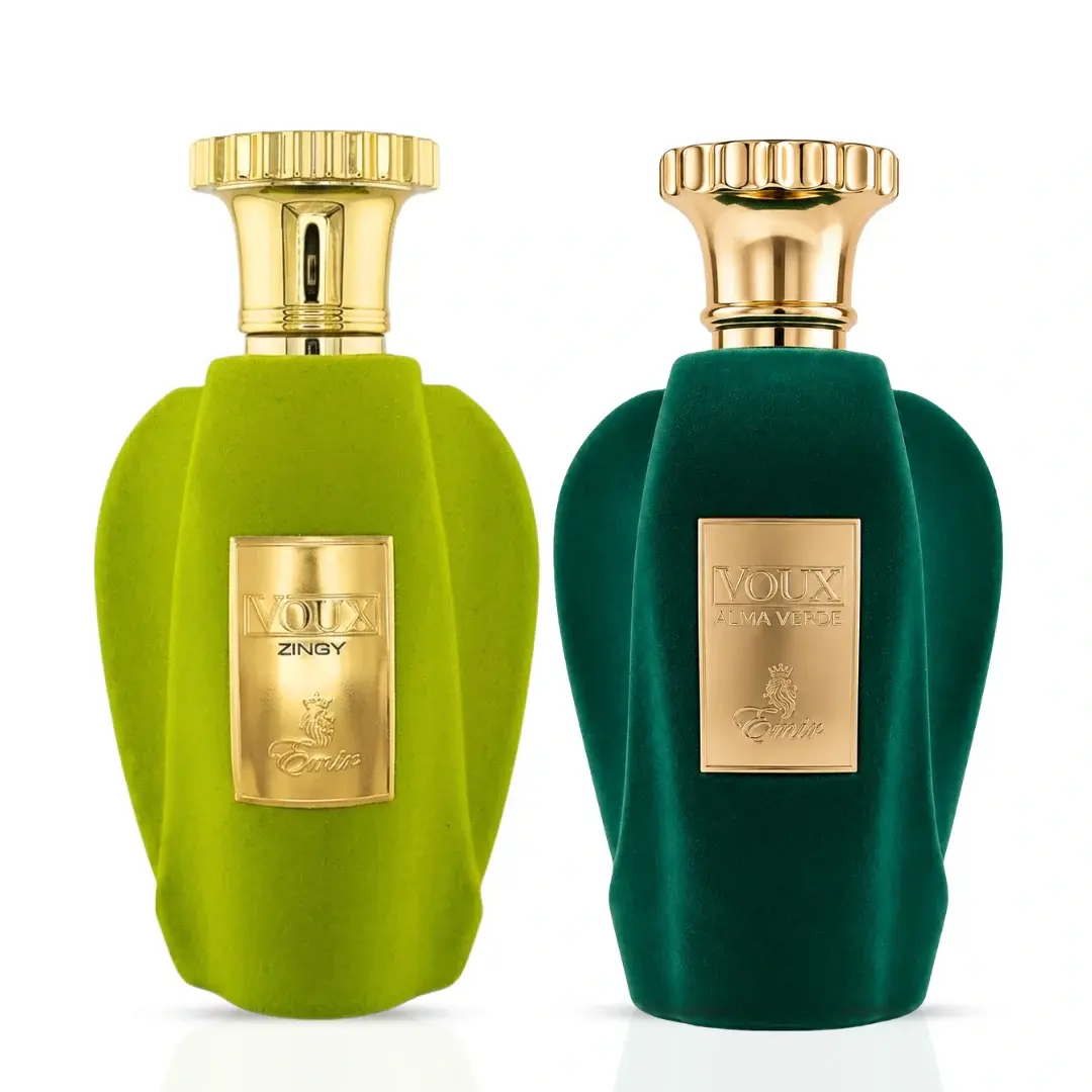 Voux Alma Verde & Voux Zingy Eau de Parfum Spray 100ml (3.4 oz) by Paris Corner (Bundle)