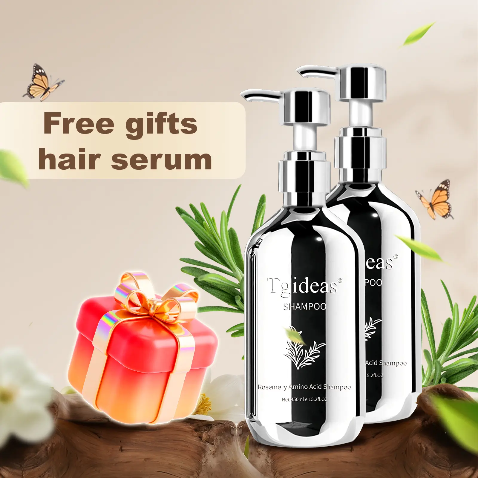 Tgideas Caviar & Rosemary Shampoo - Nourishing & Volumizing, For Oily Hair Care, Boosts Shine & Softness #SummerWins #DealsForYouDays