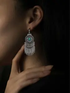 Trendy Bohemian Vintage Tassel Ethnic Drop Long Earrings for Women