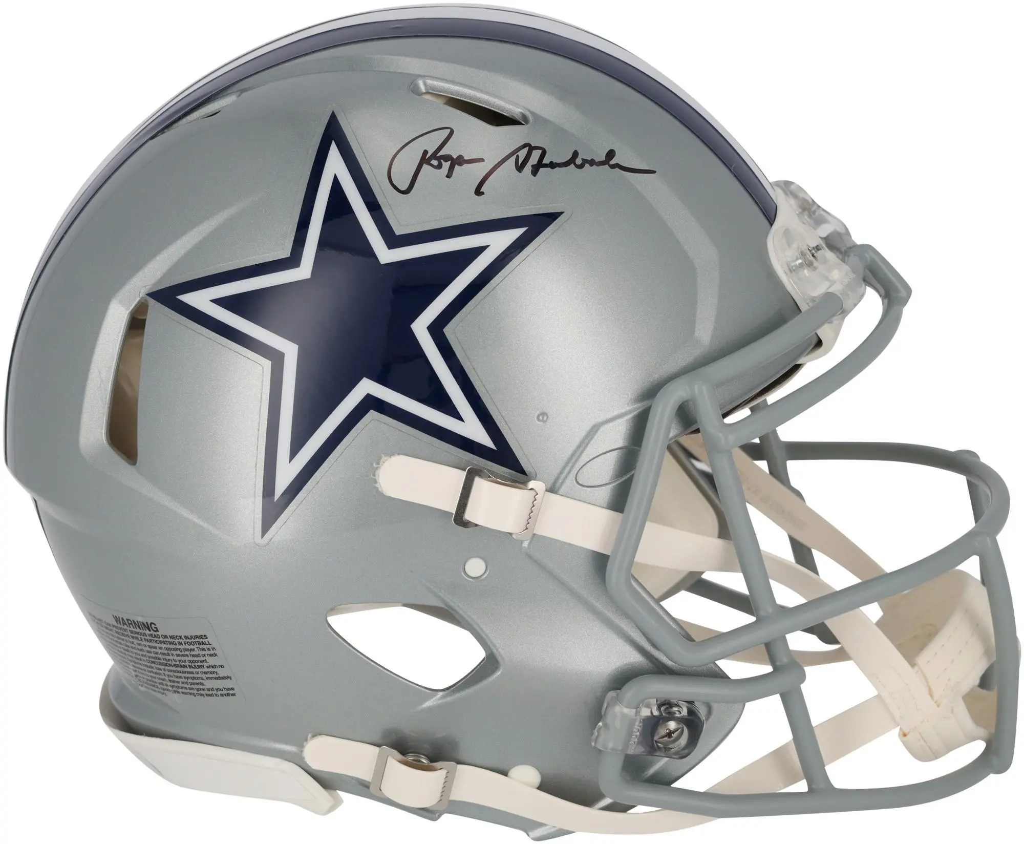 Roger Staubach Dallas Cowboys Autographed Riddell Speed Authentic Helmet - Fanatics Authentic Certified