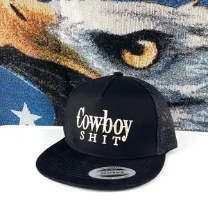 Cowboy  Snapback Trucker Hat withPremium Stitching & Breathable Mesh Back