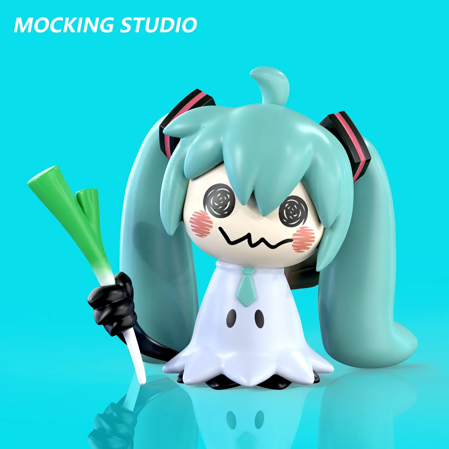 Mimiku Resin Figure Desktop Ornament, Anime Peripheral Trendy Toy, Collectible Figurine Model for Desk Decoration, Unique Gift Idea