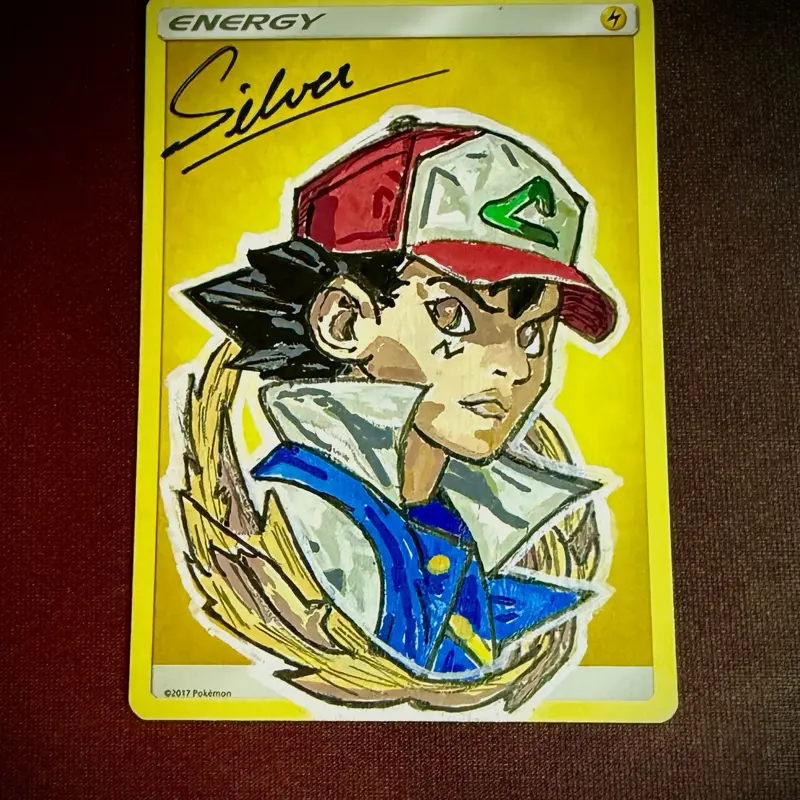 Custom painted card
