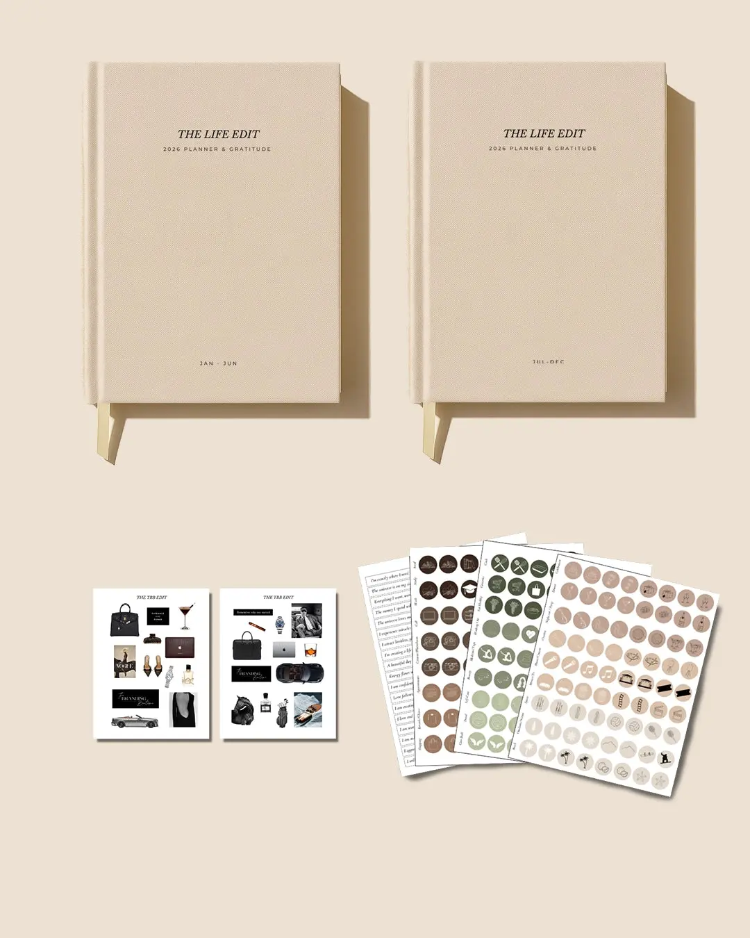 The Life Edit [2026 Daily, Weekly, & Monthly Planning, Goal Setting, Gratitude + Journaling]