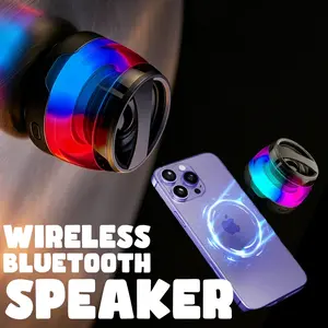 Hi-Fi 3D Sound Bluetooth Speaker with Transparent LED Light Support for Enhanced Audio Experience Immersive Sound & Visual Appeal