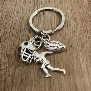 Football Charm Key Chain
