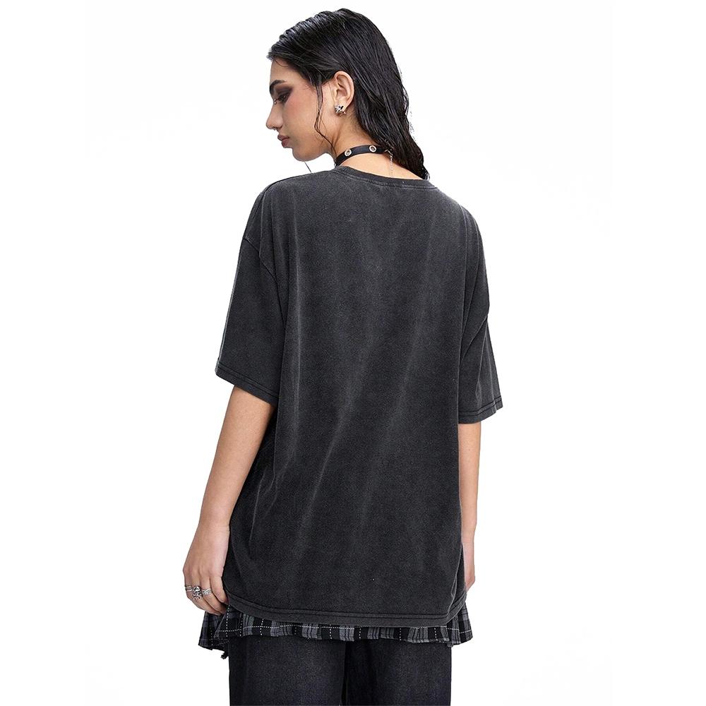 Multicolor Vintage Washed T Shirt 100% Cotton Oversized Acid Wash Tee for Men Women Casual Summer Streetwear Loose Fit Everyday Essentials Soft Breathable Top Stadium Outfit Holiday Vacation Look Daily Casual Style