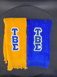 Tau Beta Sigma Letters Embroidered Stroll Towel