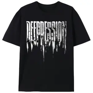 "Depression" Drip T-Shirt |   Mental Health Awareness Graphic Tee