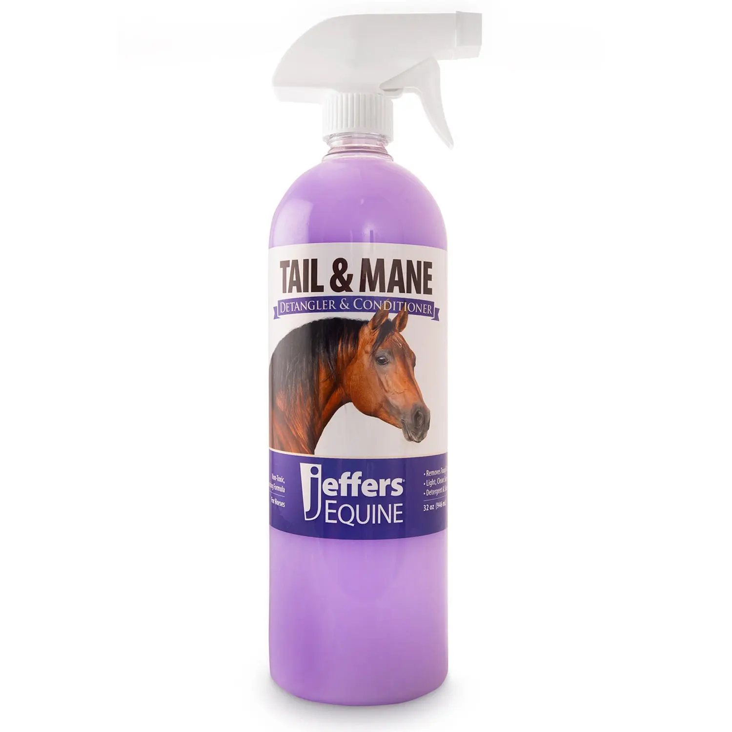 Jeffers Equine Tail & Mane Detangler and Conditioner for Horses Jeffers Equine Tail & Mane Detangler and Conditioner for Horses