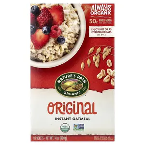 Nature's Path Organic Instant Oatmeal, Original, 8 Packets, 14 oz (400 g)