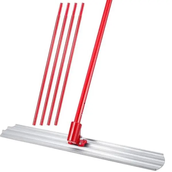 GARVEE Magnesium Bull Float Concrete Tool Kits, 46in/48in Options with 8in Width, Bracket & Various Handle Lengths for Professional Concrete Leveling, Smoothing, Home Use & Beginner-Friendly Finishing