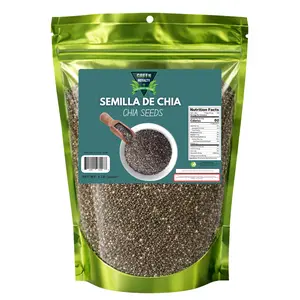 Green Royalty Organic Pure Chia Seeds, Unflavored, 1 lb, 24-Month Shelf Life, All-Natural Edible Snack