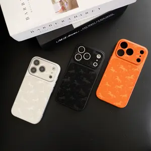 Luxury Trendy iPhone 16 Case, Apple 15 Pro Max Phone Cover, 14 Premium 17 Pro Max Full Wrap with Texture