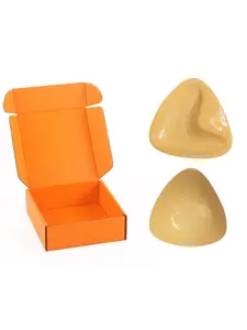 Women's Reusable Silicone Nipple Cover, Triangle Shaped Anti-slip Silicone Nipple Cover with Box, Women's Lingerie Accessories for Daily Wear, Bra