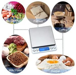 1000g 0.1g Accurate Jewelry Gold Coin Food Gram Pocket Digital Scale Silver For Gold & Silver Jewelry Kitchen Weight Scale Modern