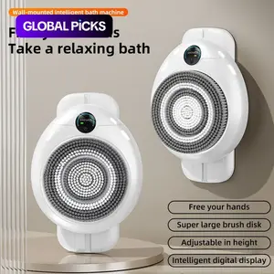 Electric Bath Brush, Automatic Back Scrubber, Wall Mounted Shower Brush, Full Body Exfoliating Tool, Bathroom Essential, Automatic Operation #TOP PICKS