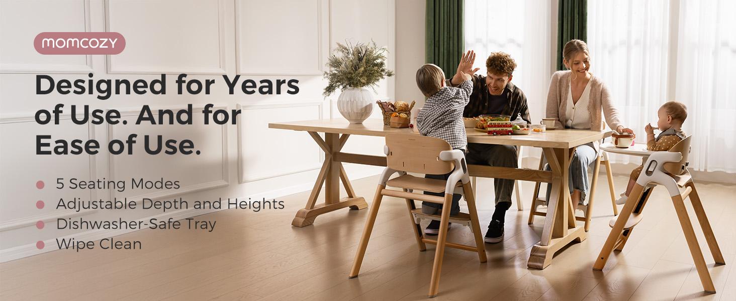 Momcozy Baby high Chair for Infants,Toddler and Adult