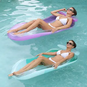 Swimming Pool Float Hammock, Multi-Purpose Inflatable Hammock Pool Hammock (Saddle, Lounge Chair, Hammock, Drifter)Inflatable Pool Float Lounge Relaxing Fun Water Float Bed for Summer Pool Party