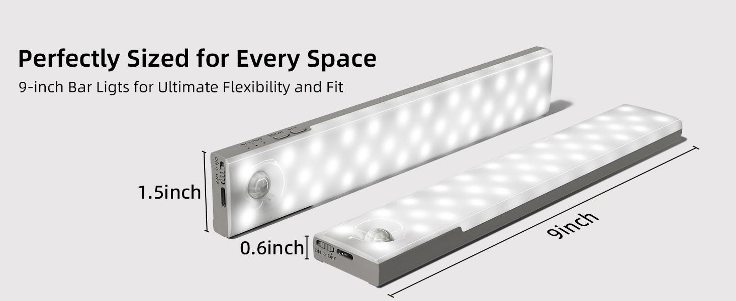 EZVALO Under Cabinet Lights with Charging Station, 2000mAh Rechargeable Motion Sensor Light Indoor, 3 Color Temps, Remote Control, Timer, Dimmable Wireless Closet Lighting for Kitchen, Wardrobe, Pantry, No Drilling, Mother's Day Gift Renter-Friendly tikto