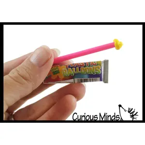 Plastic Balloons - Balloonies - Retro Toy - Blow Plastic Bubbles