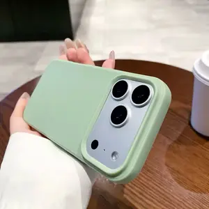 Galorekases Slim Liquid Silicone 3 Layers Full Phone Covered Soft Gel Rubber Case Protective I Phone Cover