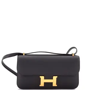 Pre-owned HERMÈS Leather Shoulder Bags Hermes Constance Elan NM Bag Epsom 25 by Rebag