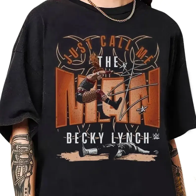 Becky Lynch Just Call Me The Man Wrestling Graphic T-Shirt