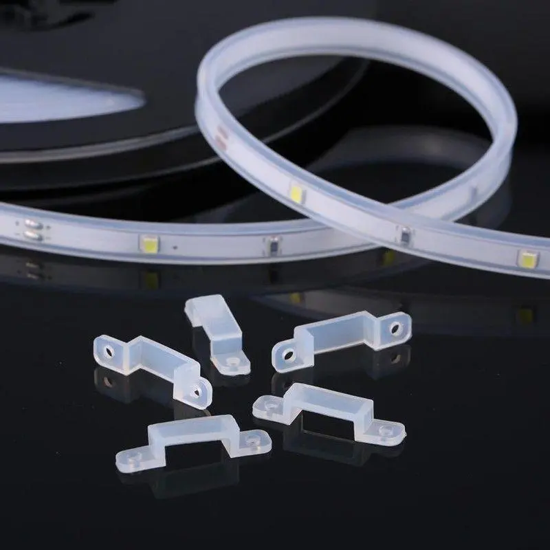 50Pcs Plastic Fixed Clamp LED N2L8 Strip Light Clamp Lighting Accessories 50Pcs Plastic Fixed Clamp LED N2L8 Strip Light Clamp Lighting Accessories