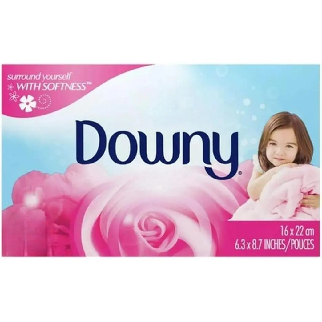 Downy Gentle Fabric Softener Dryer Sheets, April Fresh Floral Scent for Baby Laundry, Controls Static Cling for Lasting Softness, 120 Count, Sheet, Procter & Gamble, Contains 120 Sheets Fabric Conditioner Scented Laundry