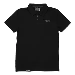 Polo Shirt - Black (charcoal logo)