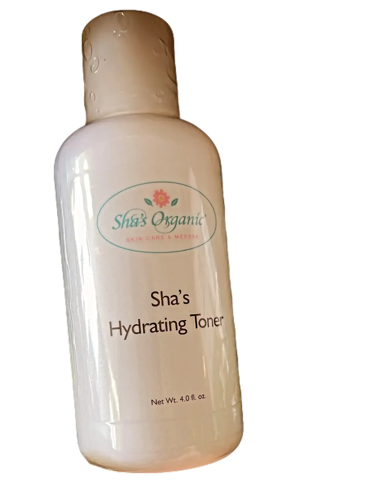 Sha's Organic Skincare Hydrating Toner with Hyaluronic Acid - Daily Nourishing and Repairing Formula for All Skin Types, Unisex, 4oz, Replenishing, Liquid, Single Item, Storage Capability, Moisturizer, Hydrate, Skin Repair, Adults, Helps Restore Dry Skin