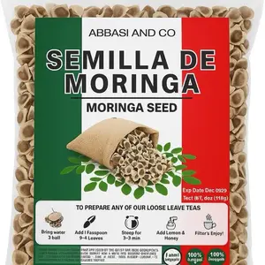 Moringa Seeds Premium PKM1 Variety | Snacking & Planting | Non-GMO | Wildcrafted Drumstick Tree (Malunggay) | Moringa Oleifera Semillas Imported from Mexico (4oz)
