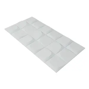 White 3D Stone Wall Panels | Decorative Peel & Stick PVC Wall Tiles, Lightweight Waterproof Self-Adhesive Wall Paneling for Interior Accent Walls, Living Room, Bedroom, Kitchen, Bathroom & Outdoor Wall Cladding