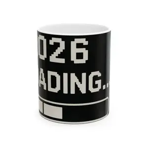 Reset and Reload Mug | Ceramic Coffee Cup, 11oz 15oz, Microwave & Dishwasher Safe, C-Handle, Lead & BPA Free, Glossy Finish, Vibrant Print