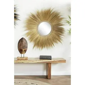 Tribal Inspired Starburst Mirror