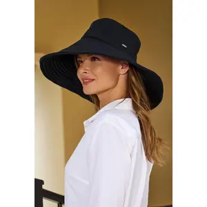 Women's Brittany Beach Hat | Black