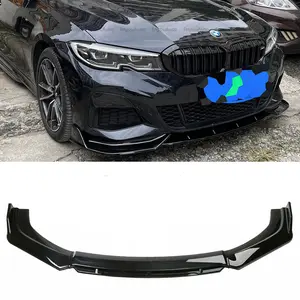 For BMW 740i 750i 760 Series Front Bumper Lip Spoiler Splitter Gloss Black