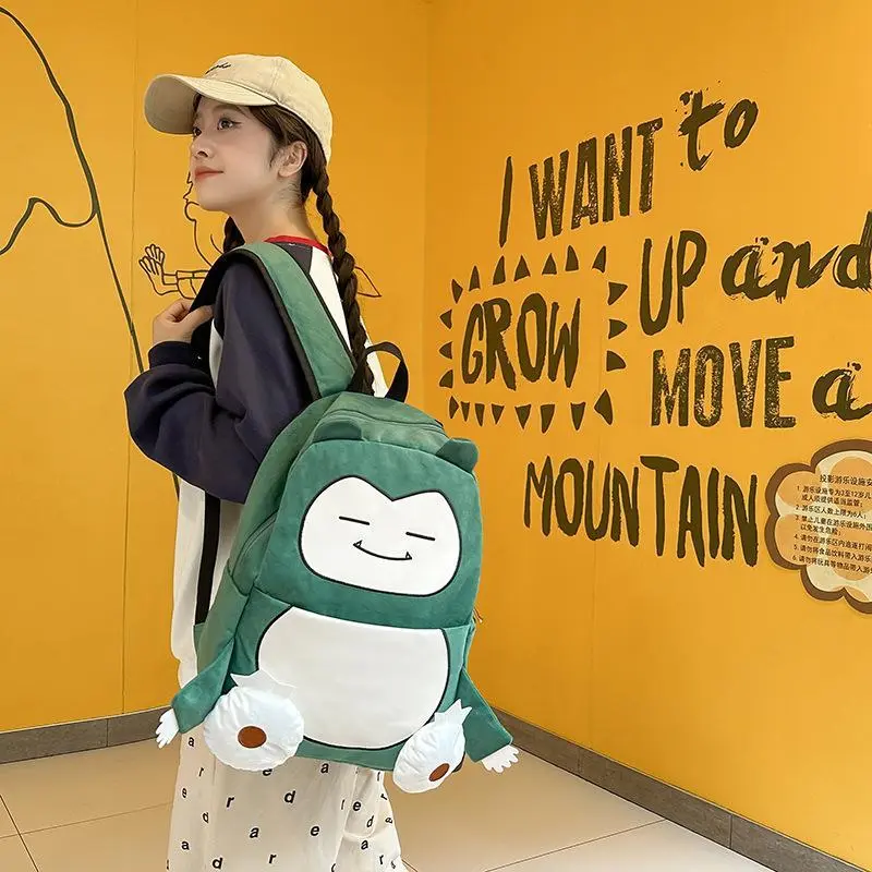 Ugly Cute Funny Cartoon Character Backpack, Large Capacity College Student School Bag for Women