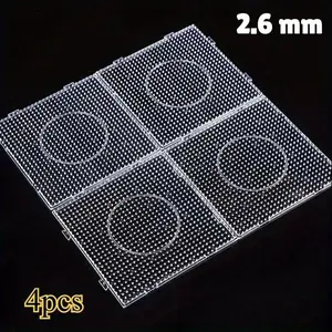 2.6mm Fuse Beads Making Plate Board Perler Beads Board High Quality Square Design Melting Bead Small Template Set