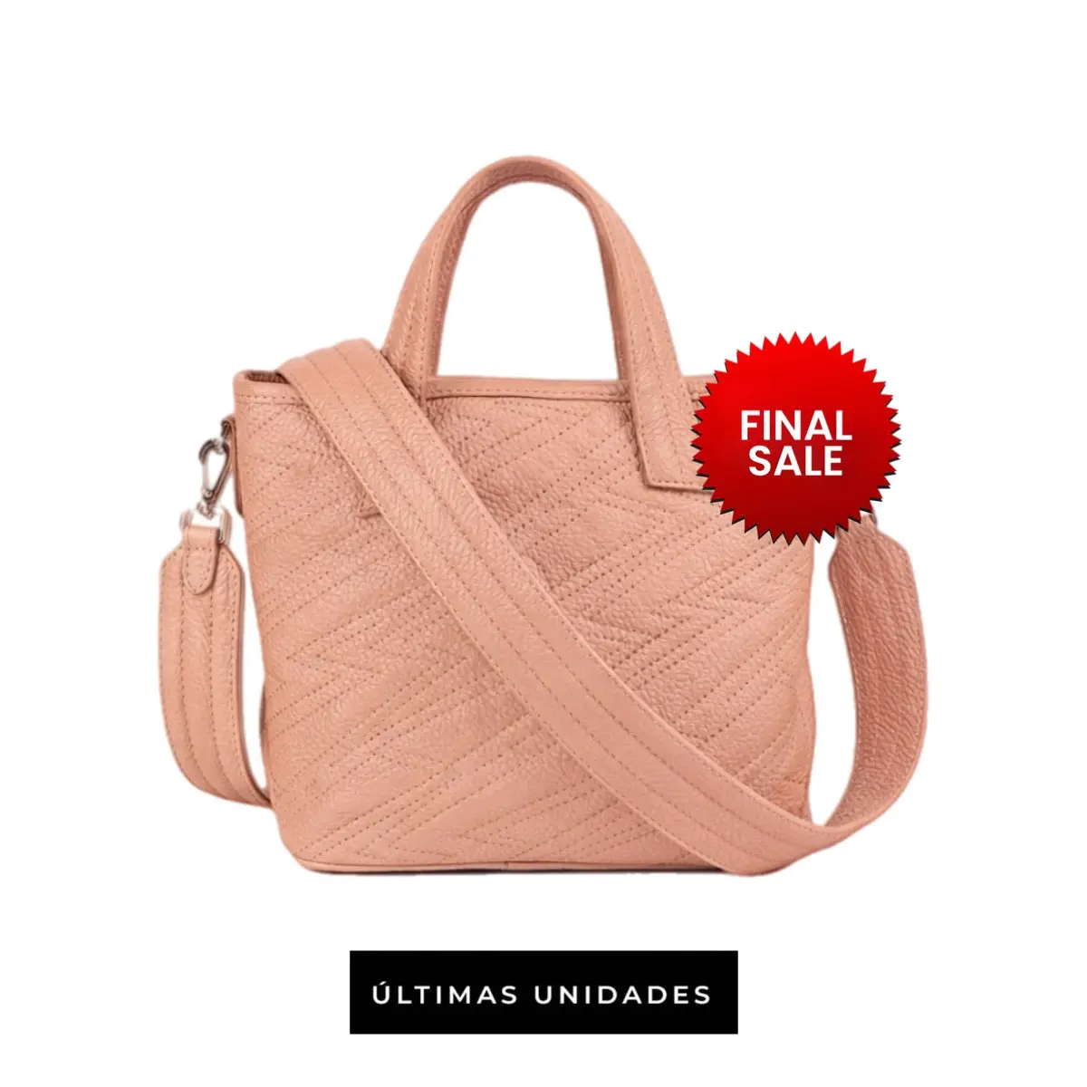 Mini Valentina PWR Handbag | Salmon