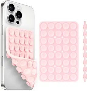 Cute Silicone Suction Phone Grip Case Double-Sided